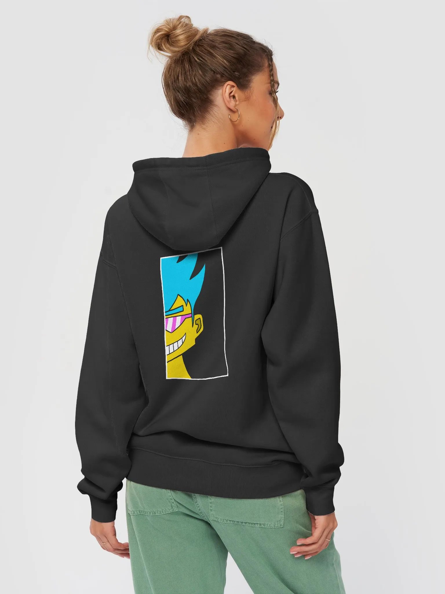 Puff Smirk Hoodie (Back Print Version) product image (1)