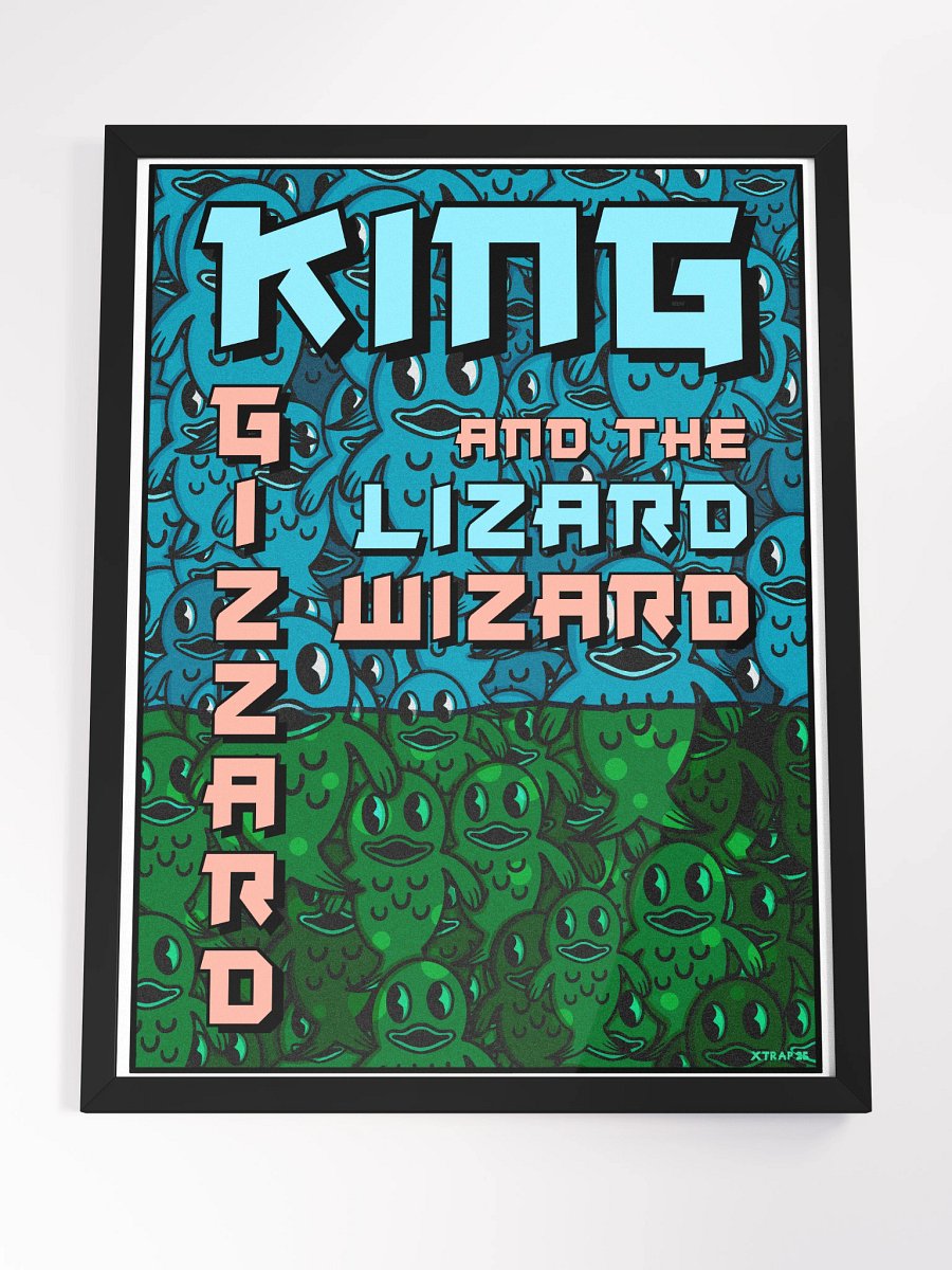 KING GIZZARD FISHIES FRAMED POSTER product image (5)