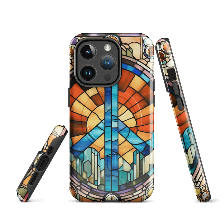 Peaceful Vibes Stained Glass iPhone Case product image (3)