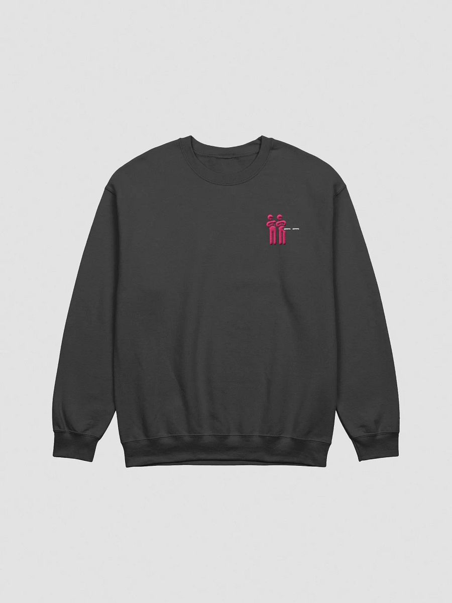 "Unimpressed" Embroidered Crewneck - Pink Logo product image (6)