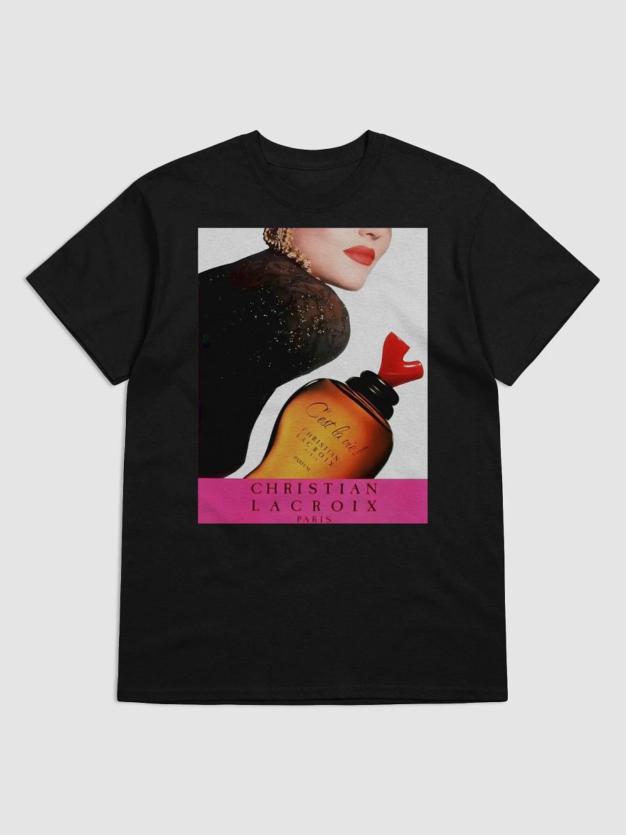 C'EST LA VIE Black Short Sleeve T-Shirt product image (3)