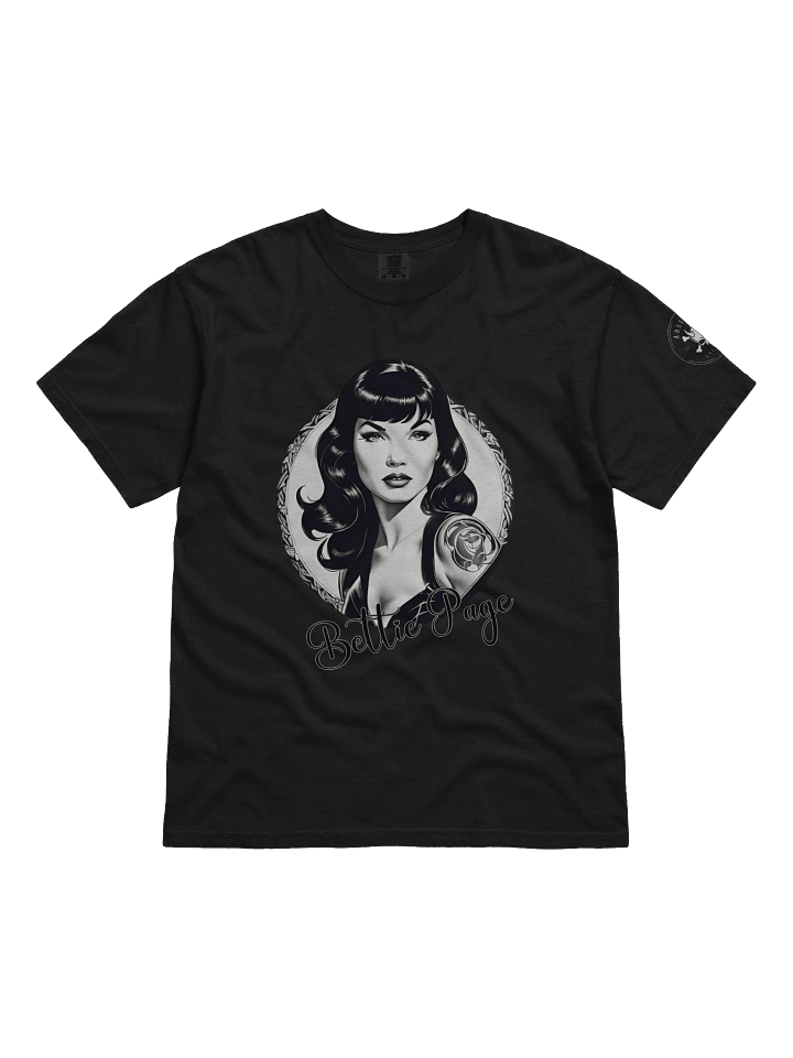 Bettie Page Illustrated Vintage T-Shirt product image (1)