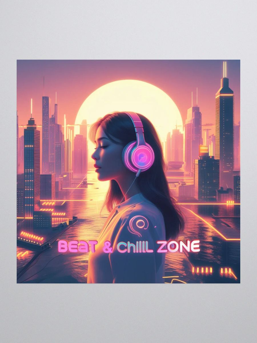 Futuristic Beat & Chill Sticker Set product image (4)