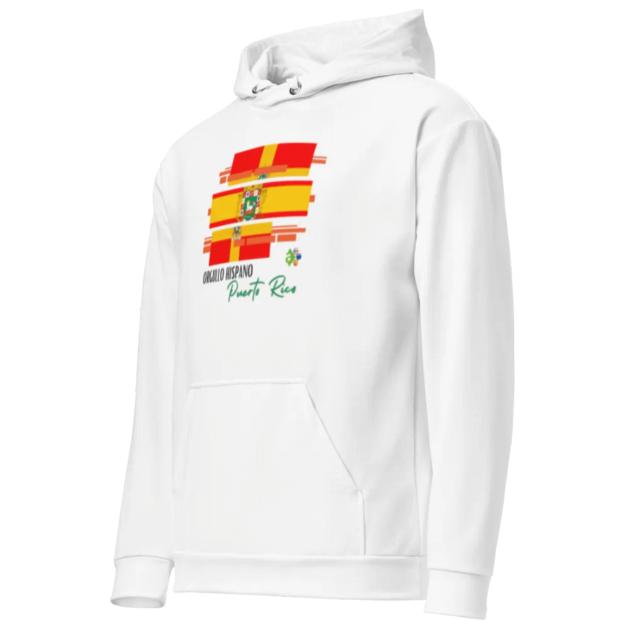 Sudadera Blanca Unisex - Orgullo Hispano PR product image (3)