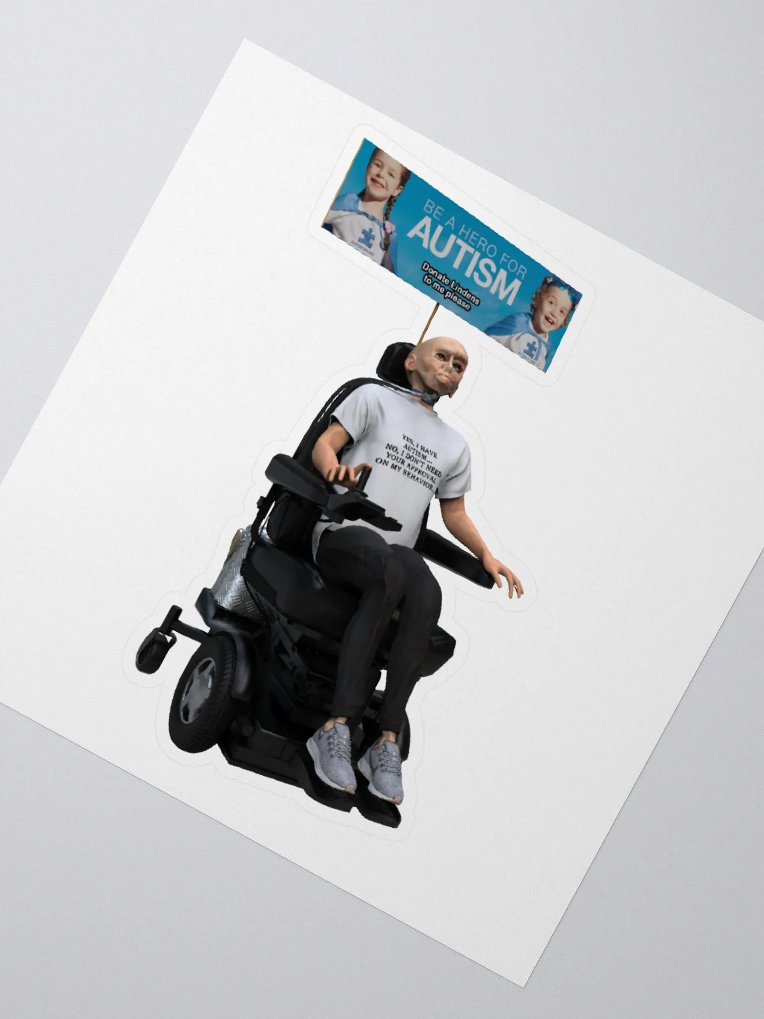 Britbong Wheelchair sticker product image (5)