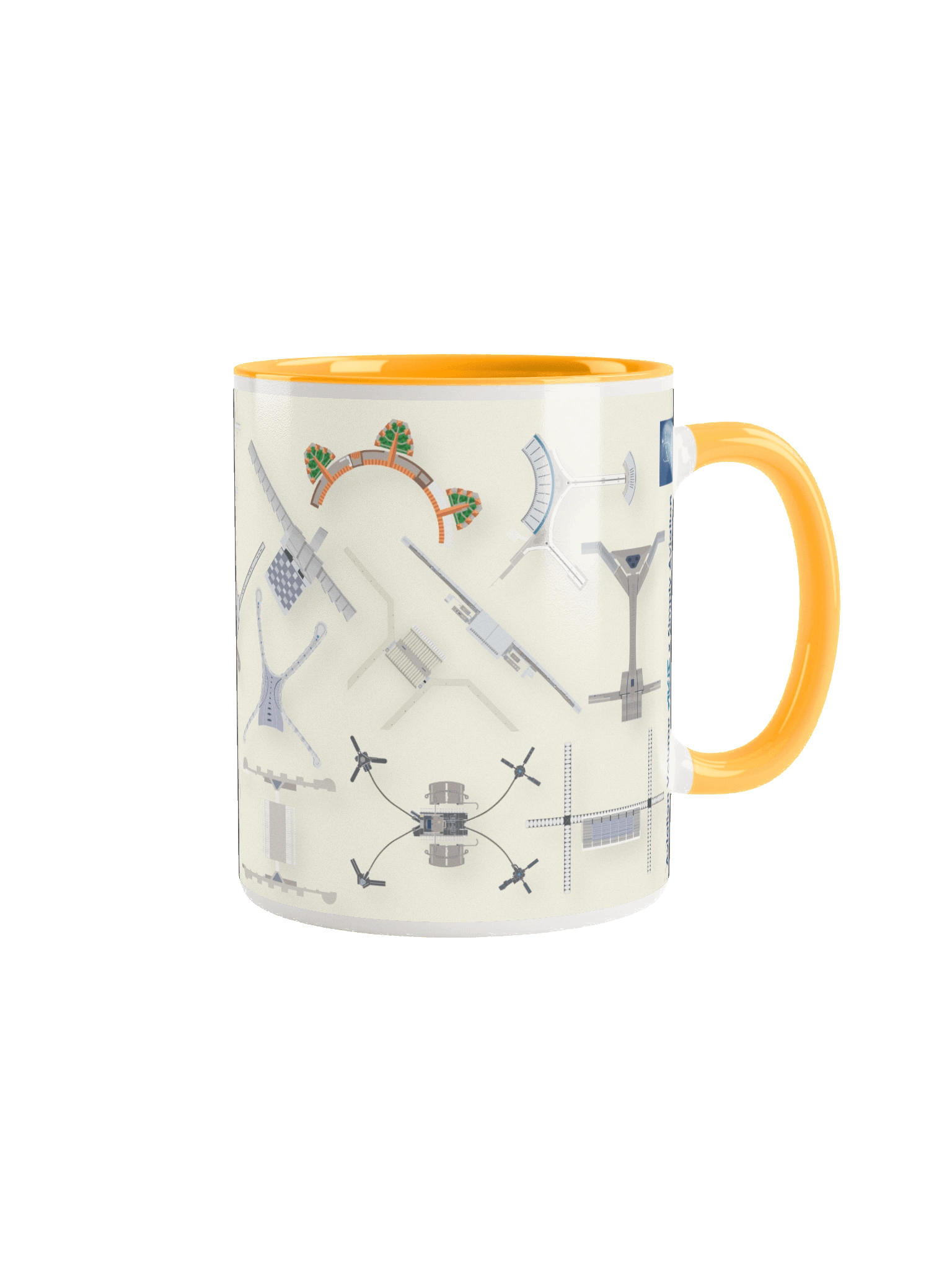 Airport Terminals - Mug Beige/Orange product image (1)