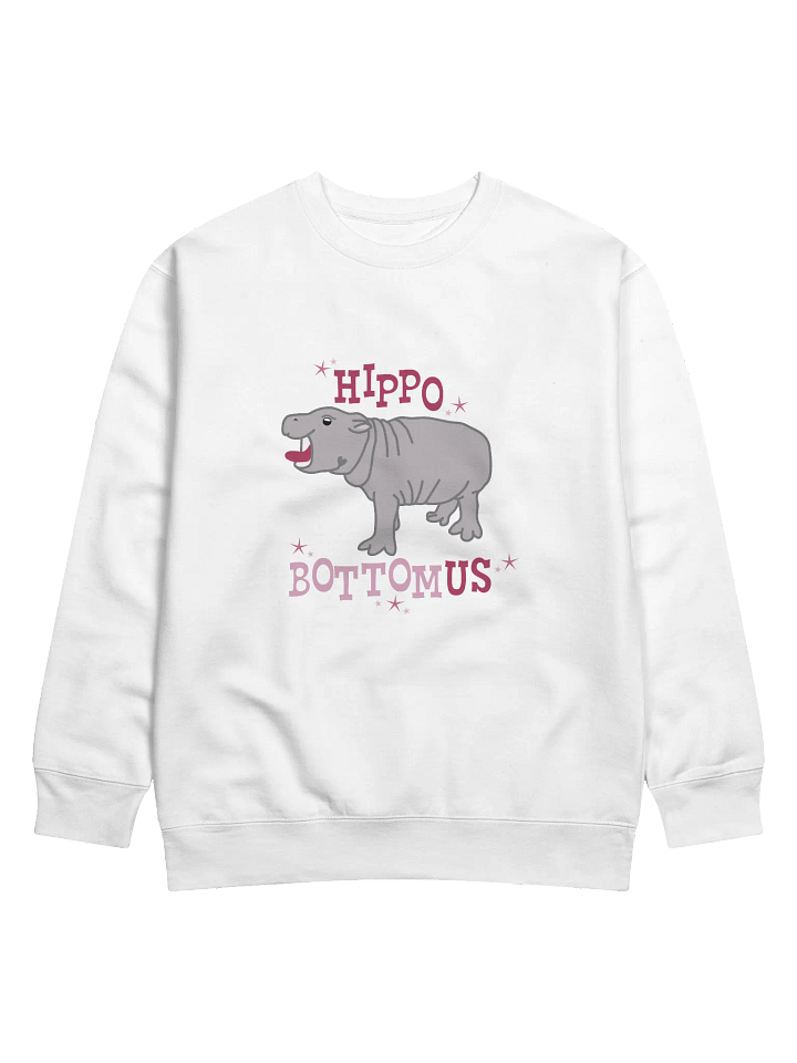 HippoBOTTOMus Sweatshirt | Funny Gay Art product image (1)