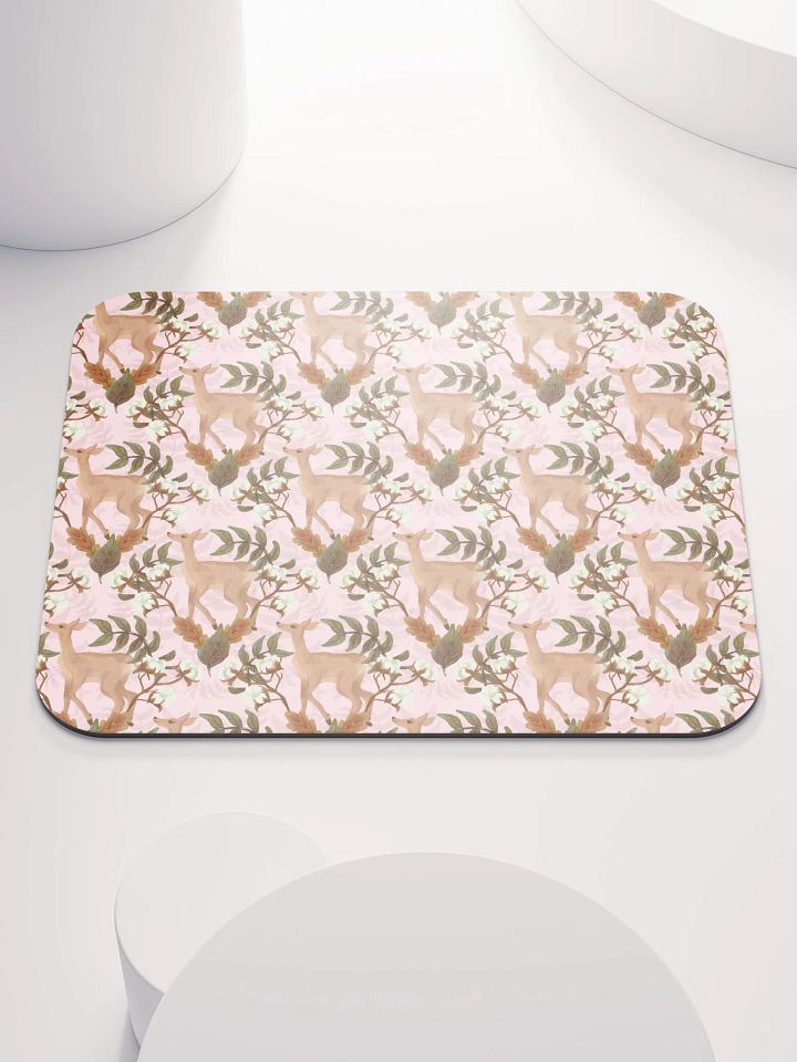 Fall in the Fields, Pink Mouse Pad product image (1)