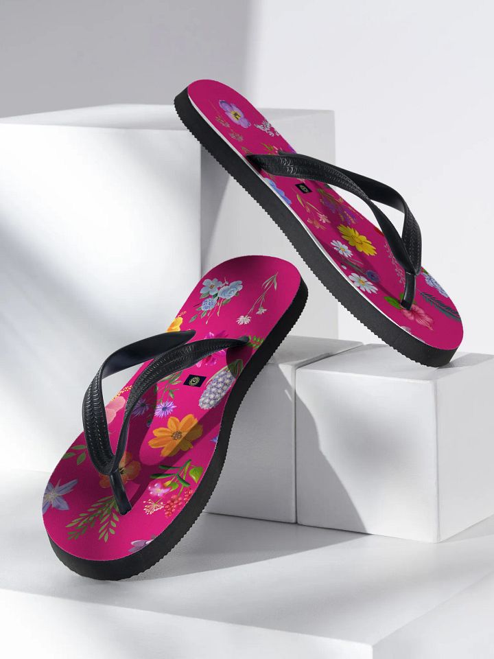 Blossom Bliss Flip-Flops-Fuchsia Pink product image (2)
