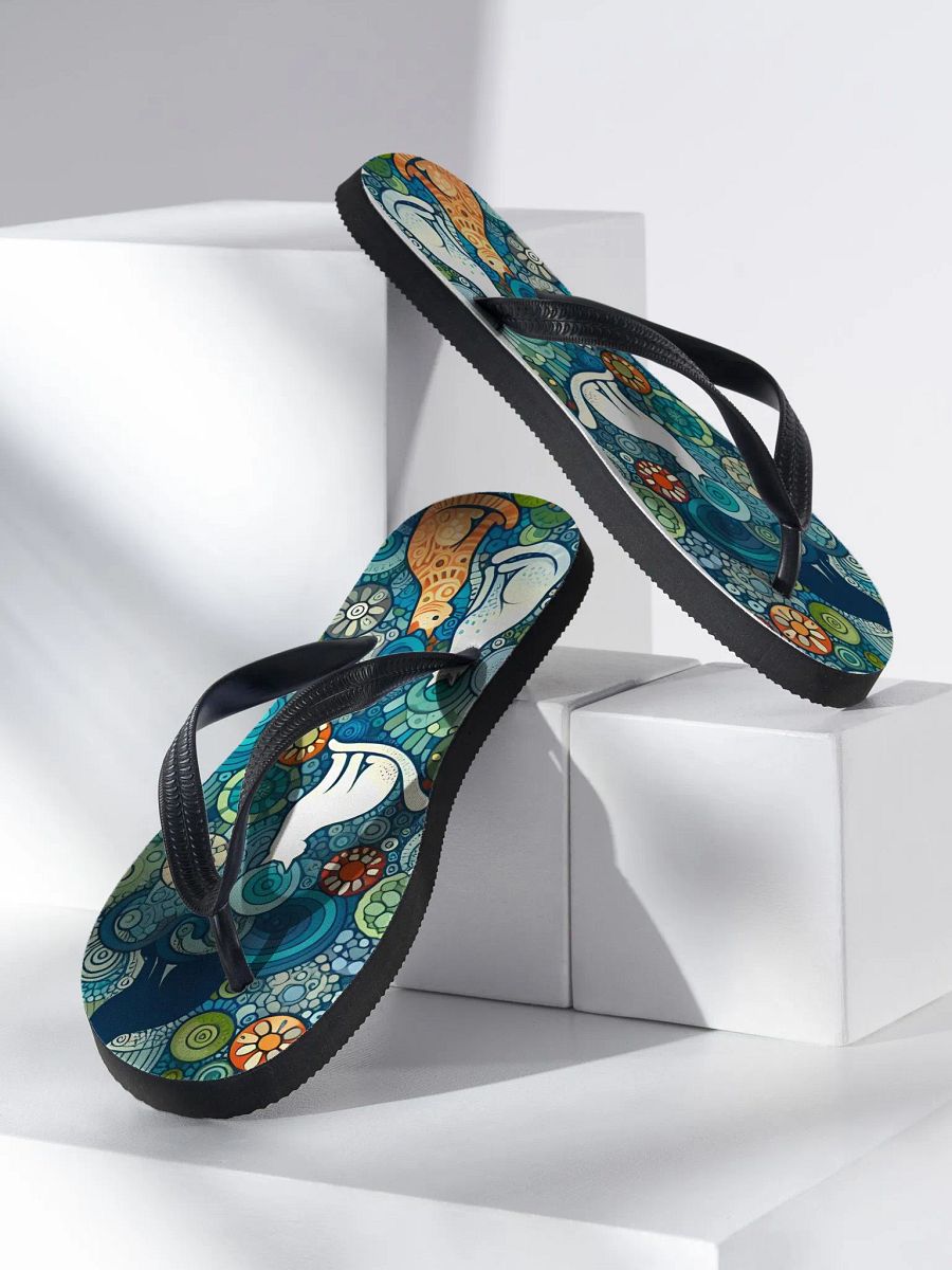 Abstract Cat Flip Flops product image (3)
