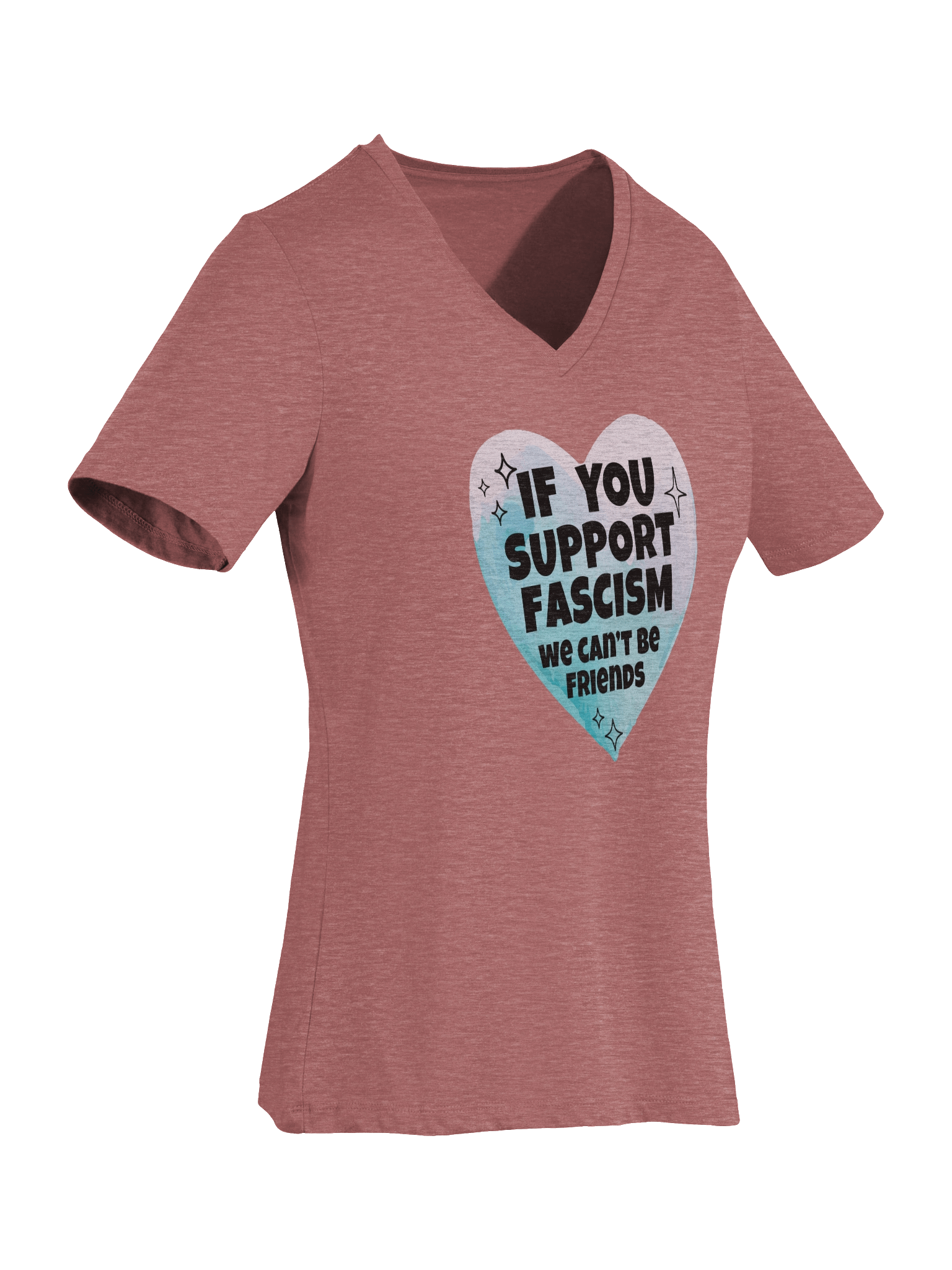 Antifascist V-neck product image (56)