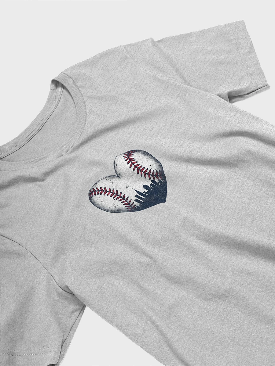 New York Urban Love Baseball Heart T-Shirt product image (2)