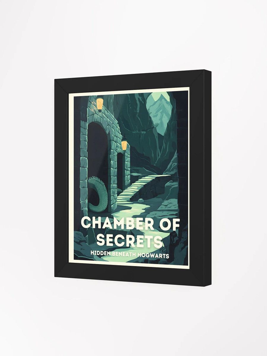 Chamber of Secrets Vintage Travel Poster product image (3)