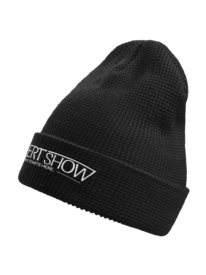 Embroidered Bert Show Waffle-Knit Beanie product image (2)