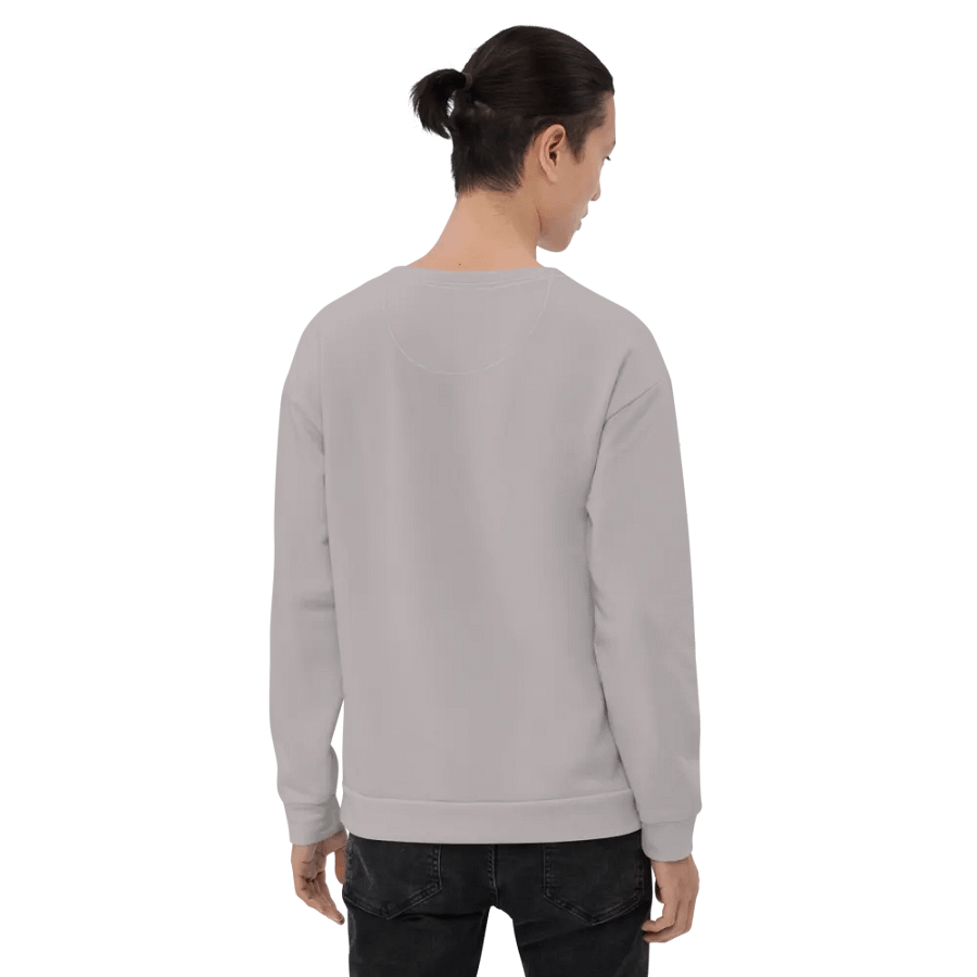Plain Gray True Summer Unisex Recycled Polyester Heavyweight Premium Sweatshirt by Treasure Pie product image (10)