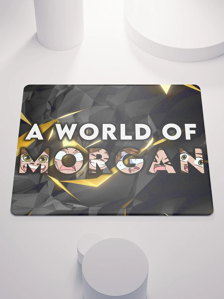 A World of Morgan Deskmat - Black and Gold product image (2)