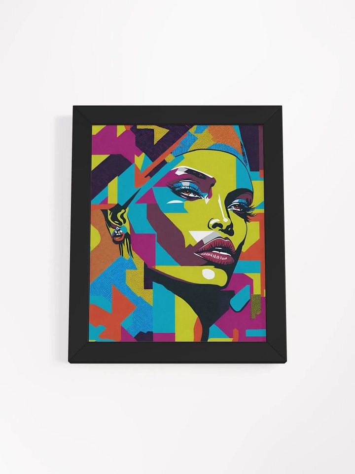 Vibrant Geometric Pop Art Framed Poster product image (10)