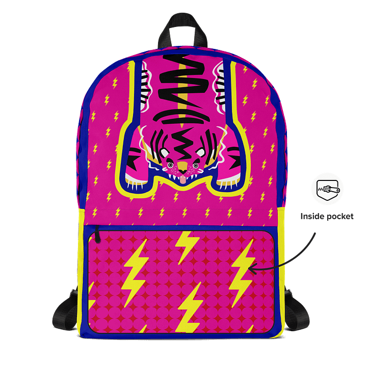 Pink Tiger Backpack product image (2)