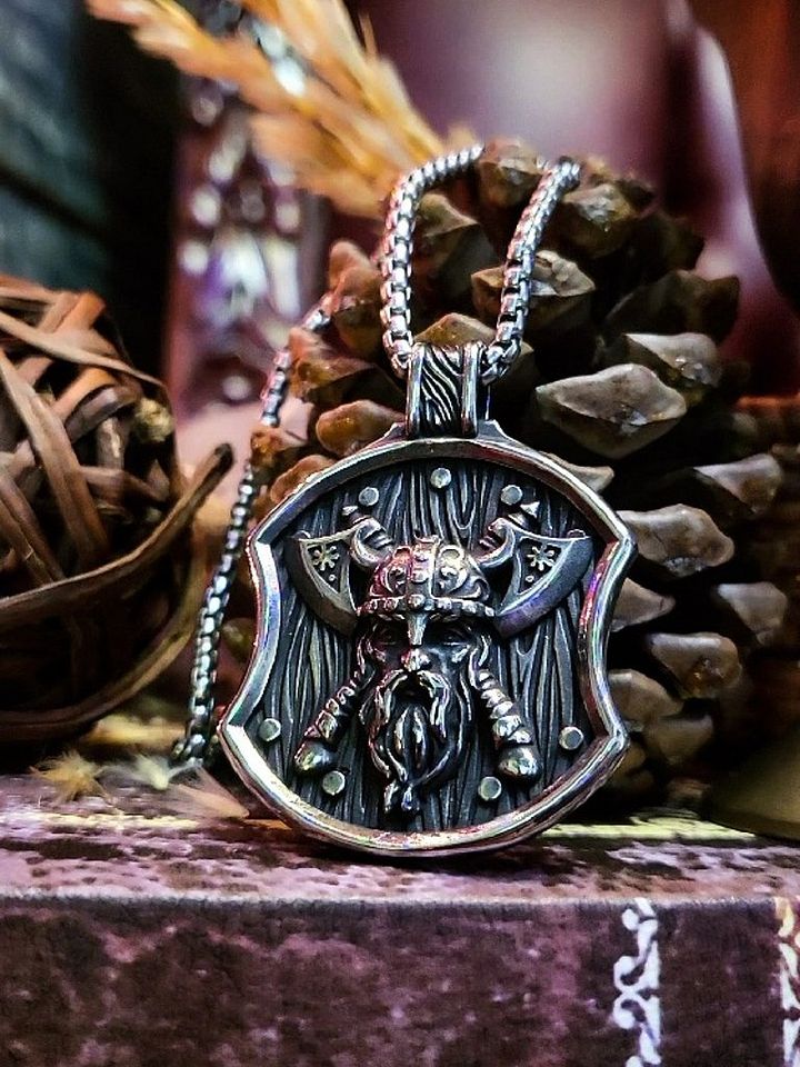 The Armored Kingdom Viking Warrior Necklace product image (1)