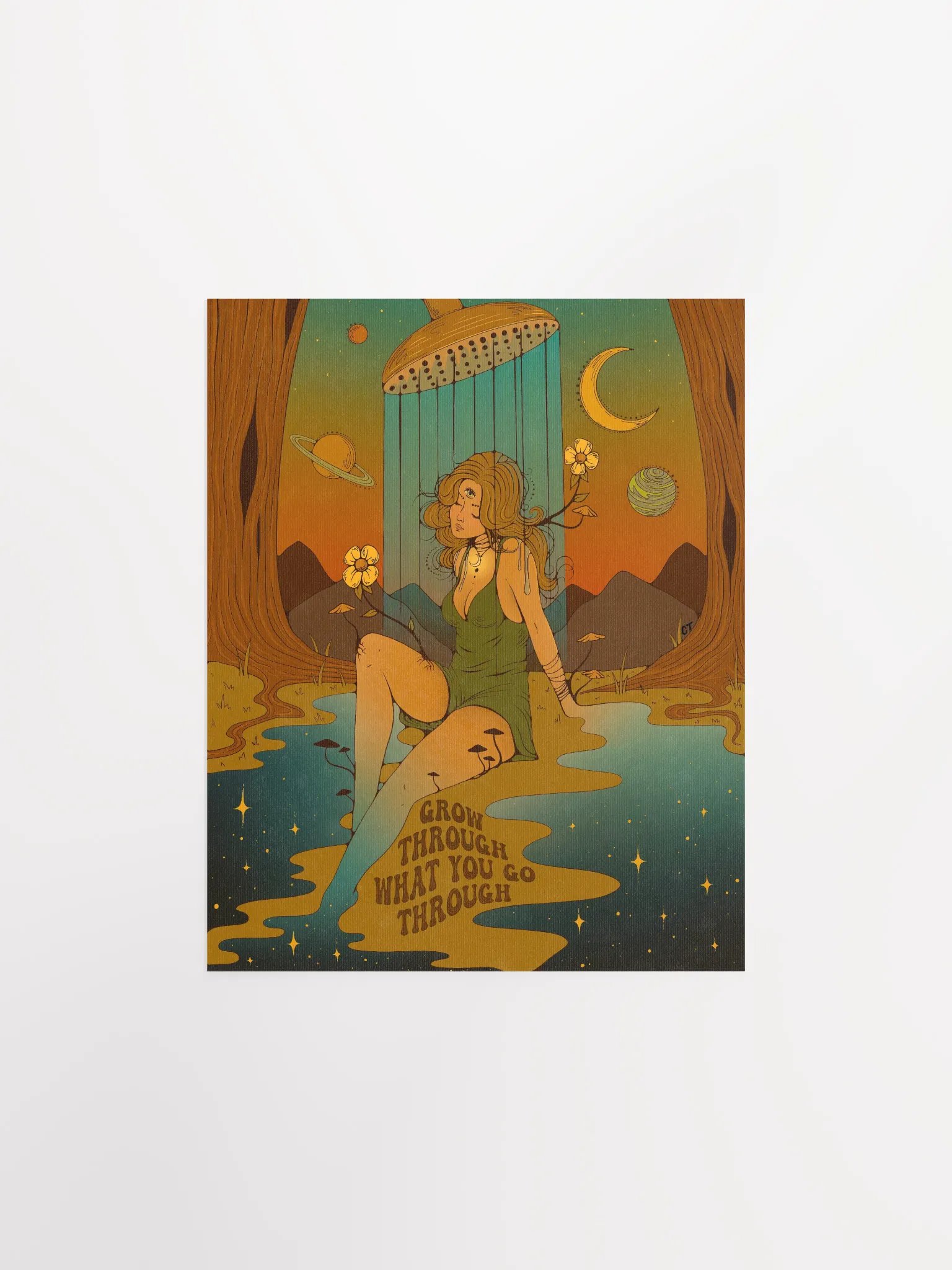 Matte Poster - Grow Through It product image (1)