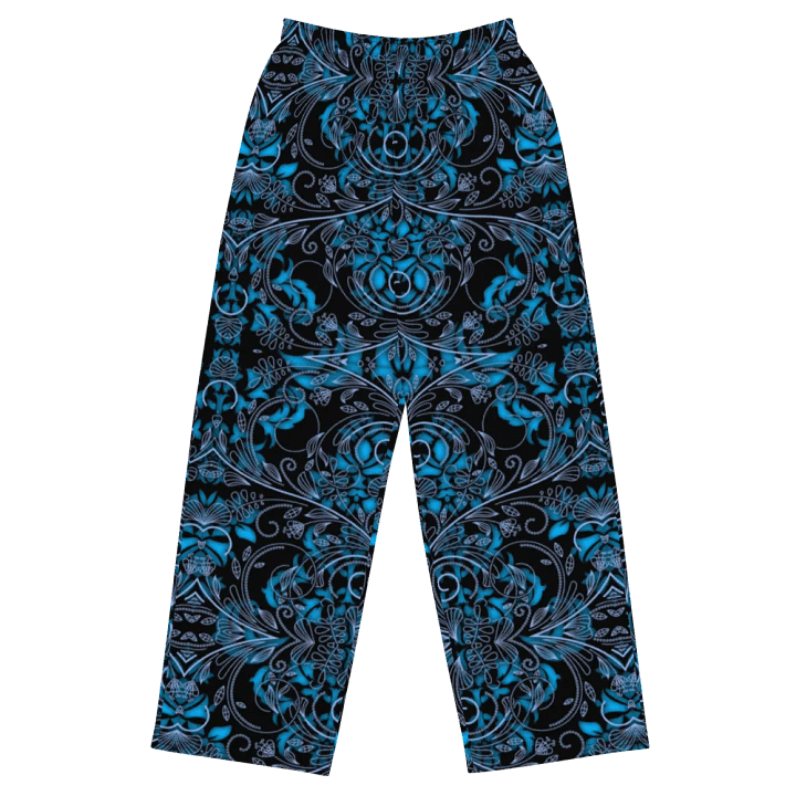 Blue Vines and Lace Wideleg Pants product image (2)