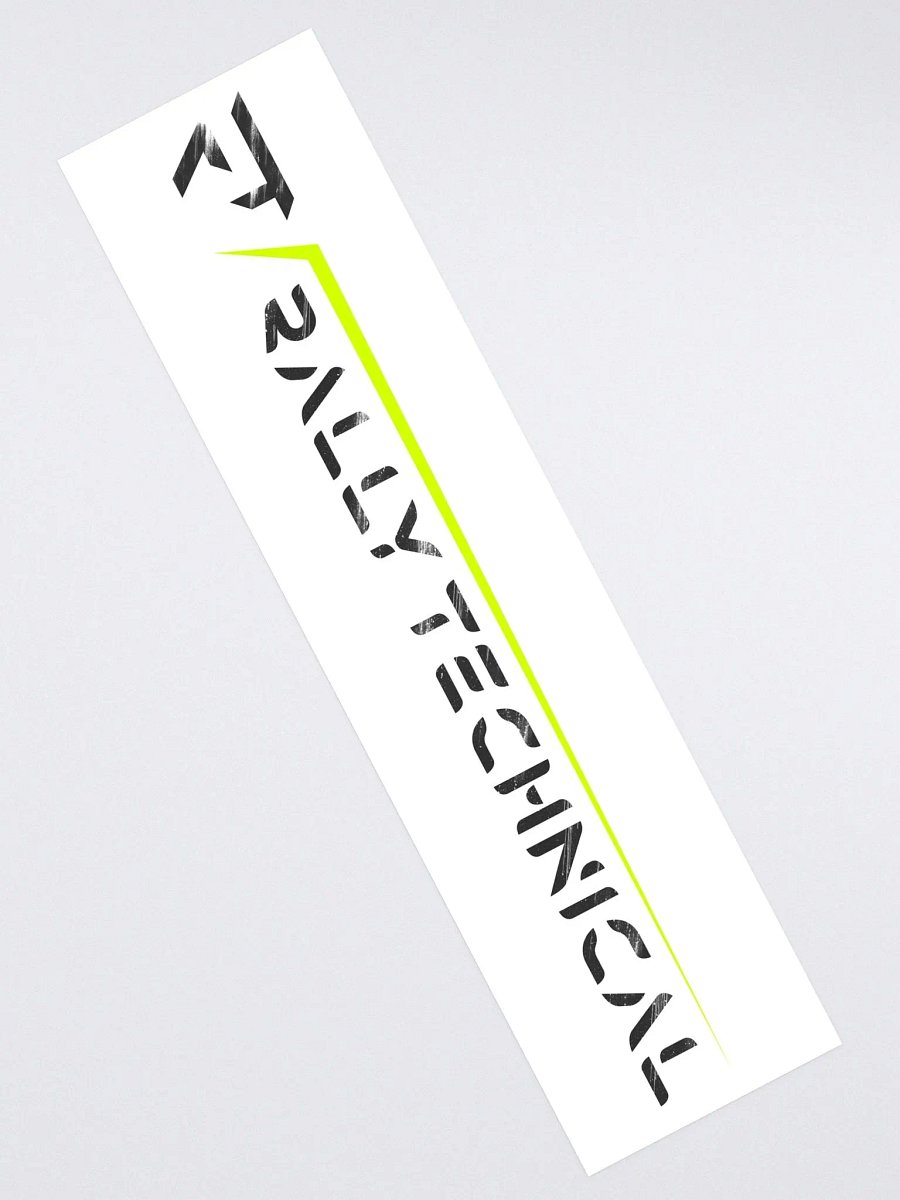 RALLY TECHNICAL Sticker 2 - White product image (2)