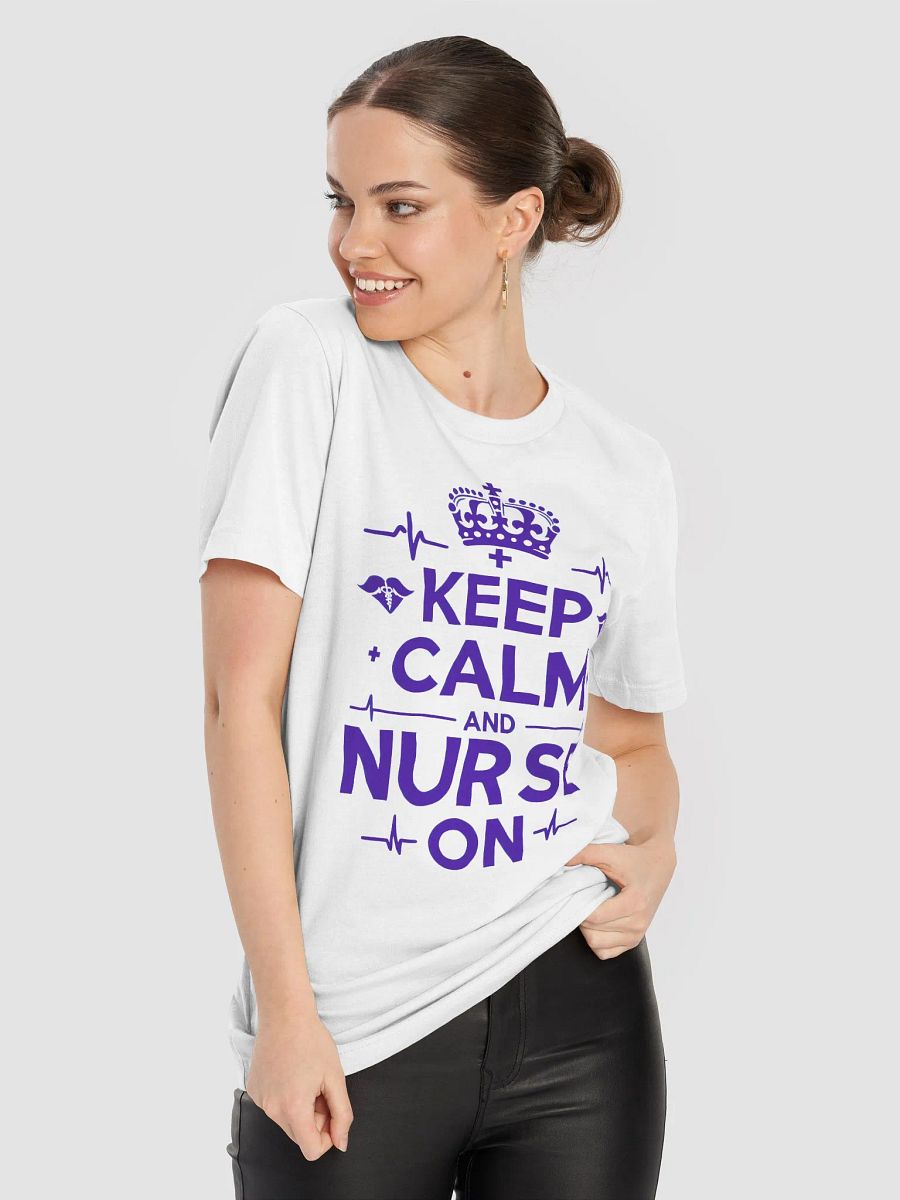 Nurse On Crown Heartbeat T-Shirt product image (86)