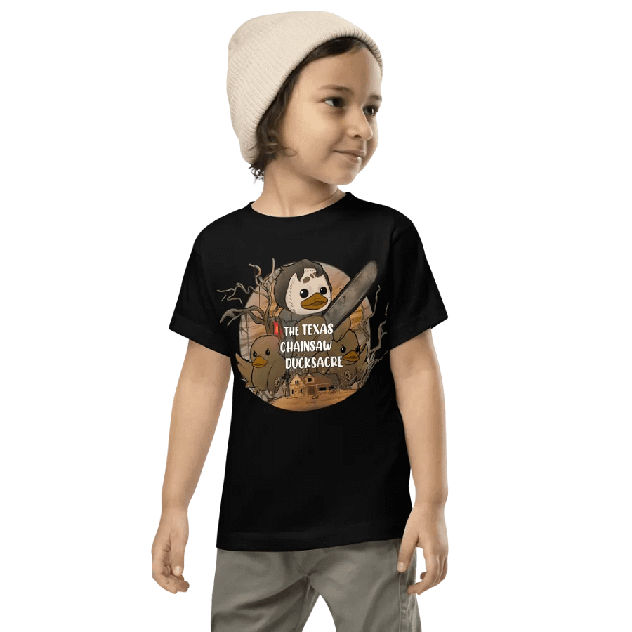The Texas Chainsaw Ducksacre Toddler Tee product image (10)