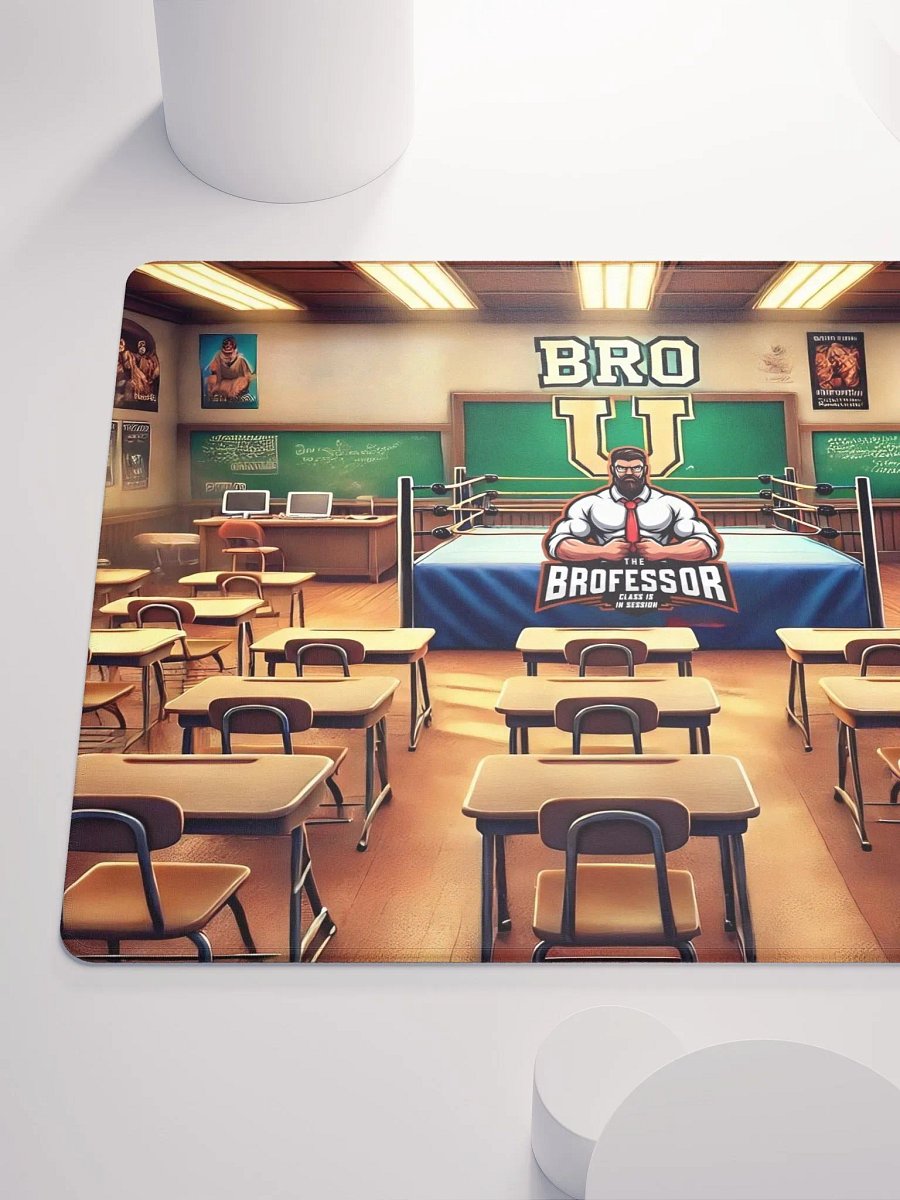 Bro U Wrestling Classroom Gaming Mouse Pad product image (6)