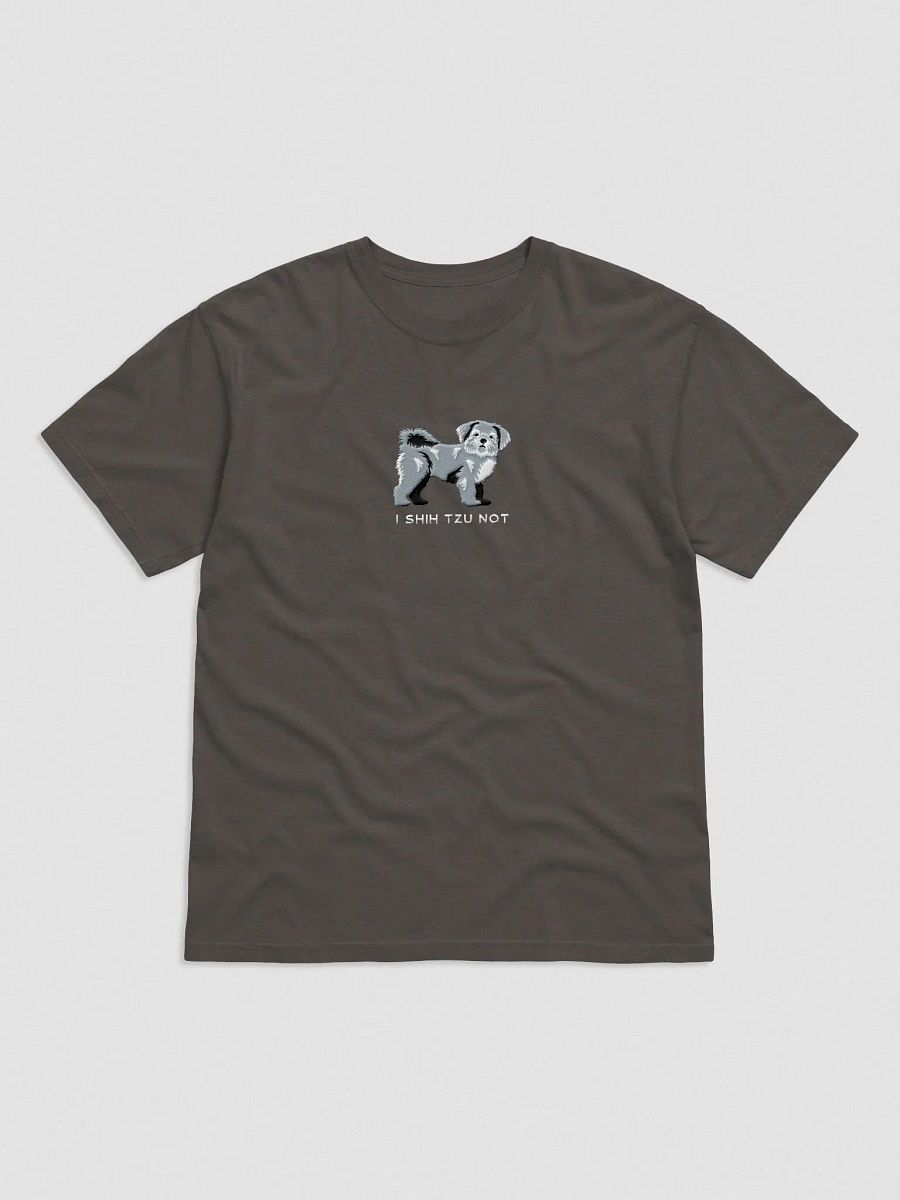 I Shih Tzu Not T-Shirt(Embroidered) of a Shih Tzu(Blue) product image (4)