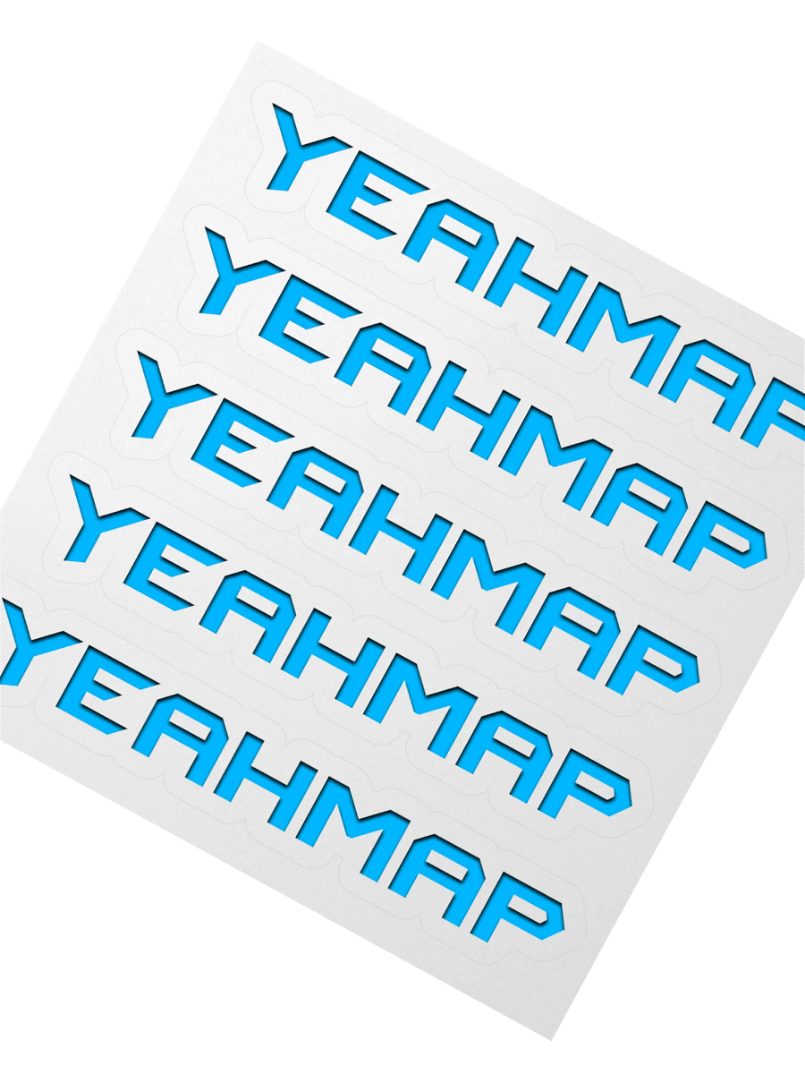 YEAHMAP - STICKER - BASIC product image (2)