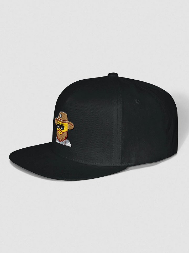 Flat Snapback Cap with Embroidered Classic BT Logo product image (2)