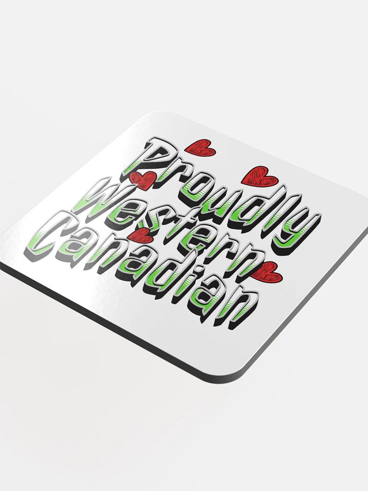 Proudly Western Canadian Pride Coaster product image (1)