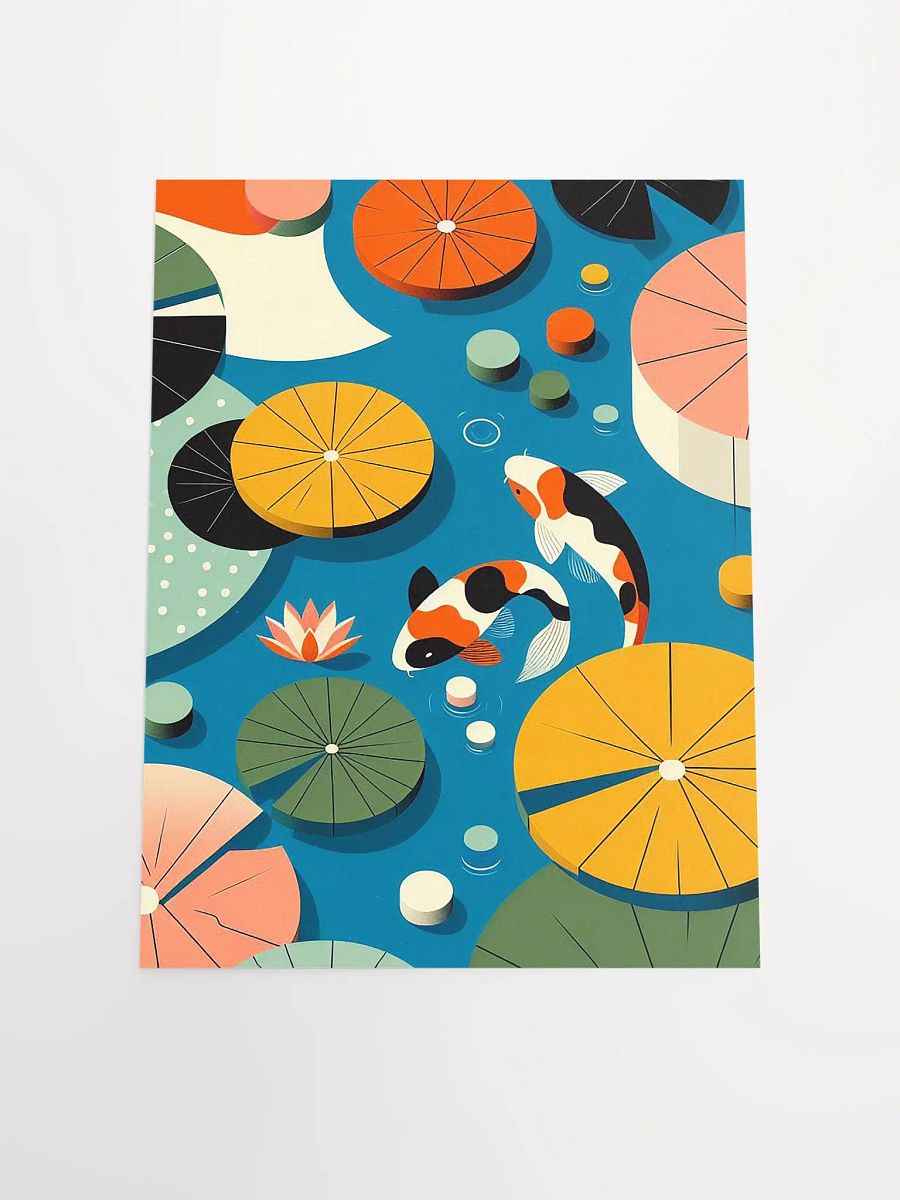 Minimalist Pop Art Koi Fish Art Poster product image (7)