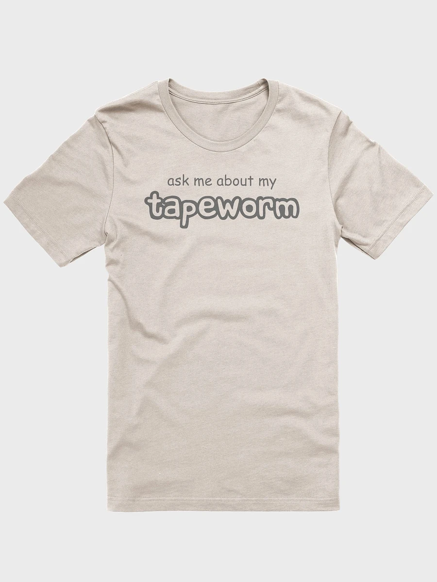 ask me about my tapeworm supersoft unisex t-shirt product image (18)