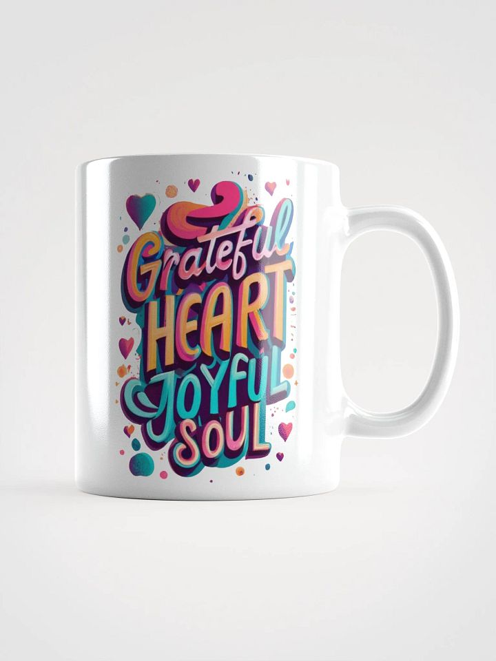 "Colorful Hearts Ceramic Mug product image (2)