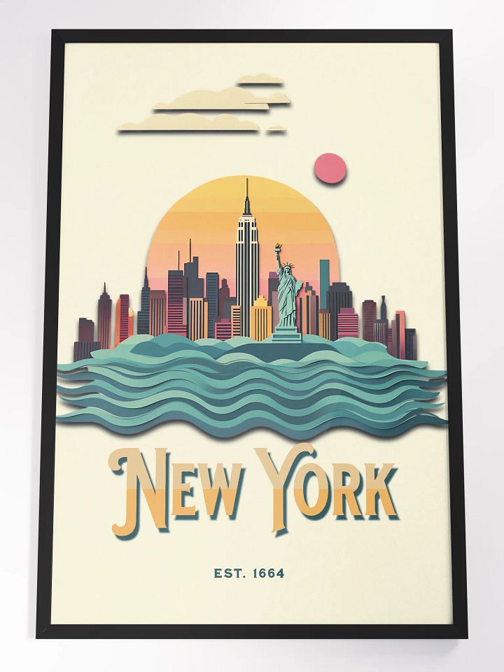 New York Est. 1664 Framed Poster product image (1)