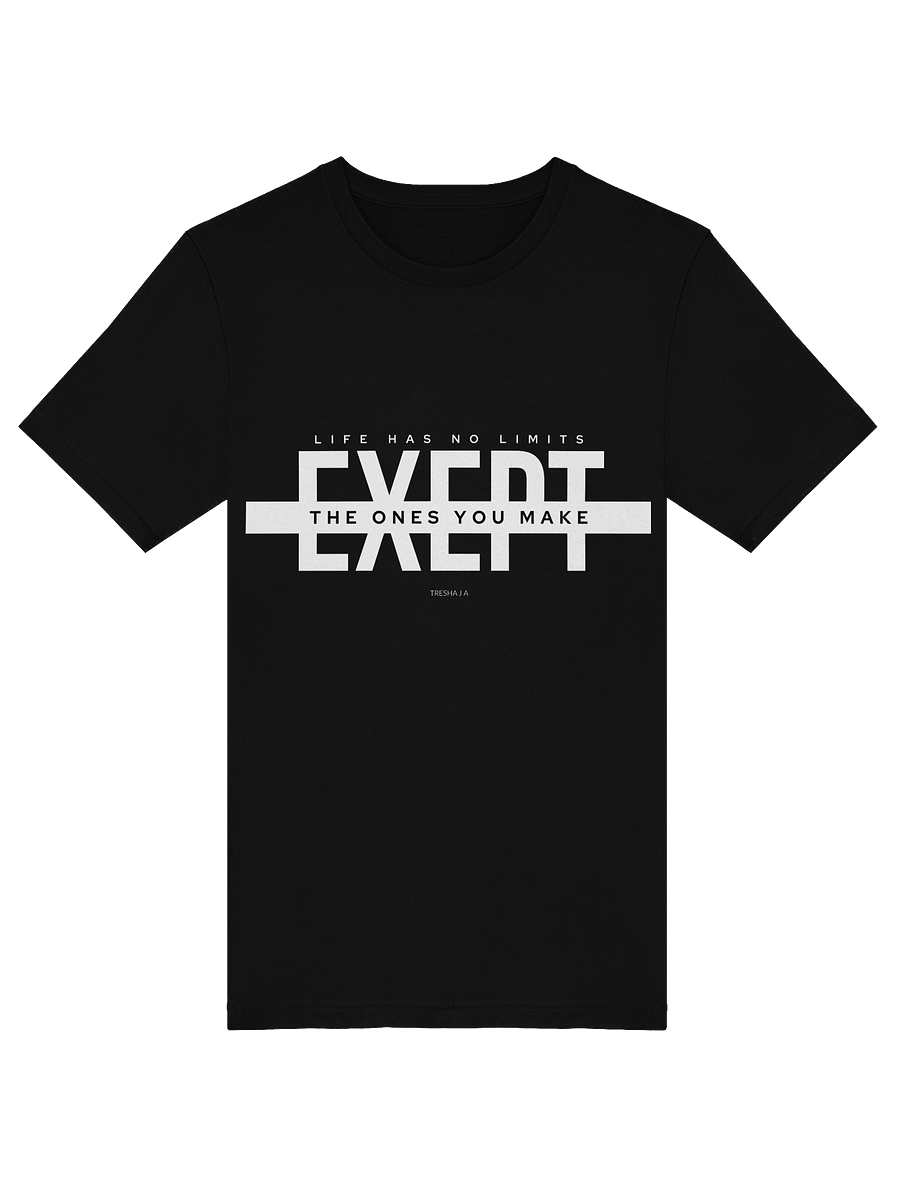 No Limits Black Tee – Break the Box You Built product image (1)