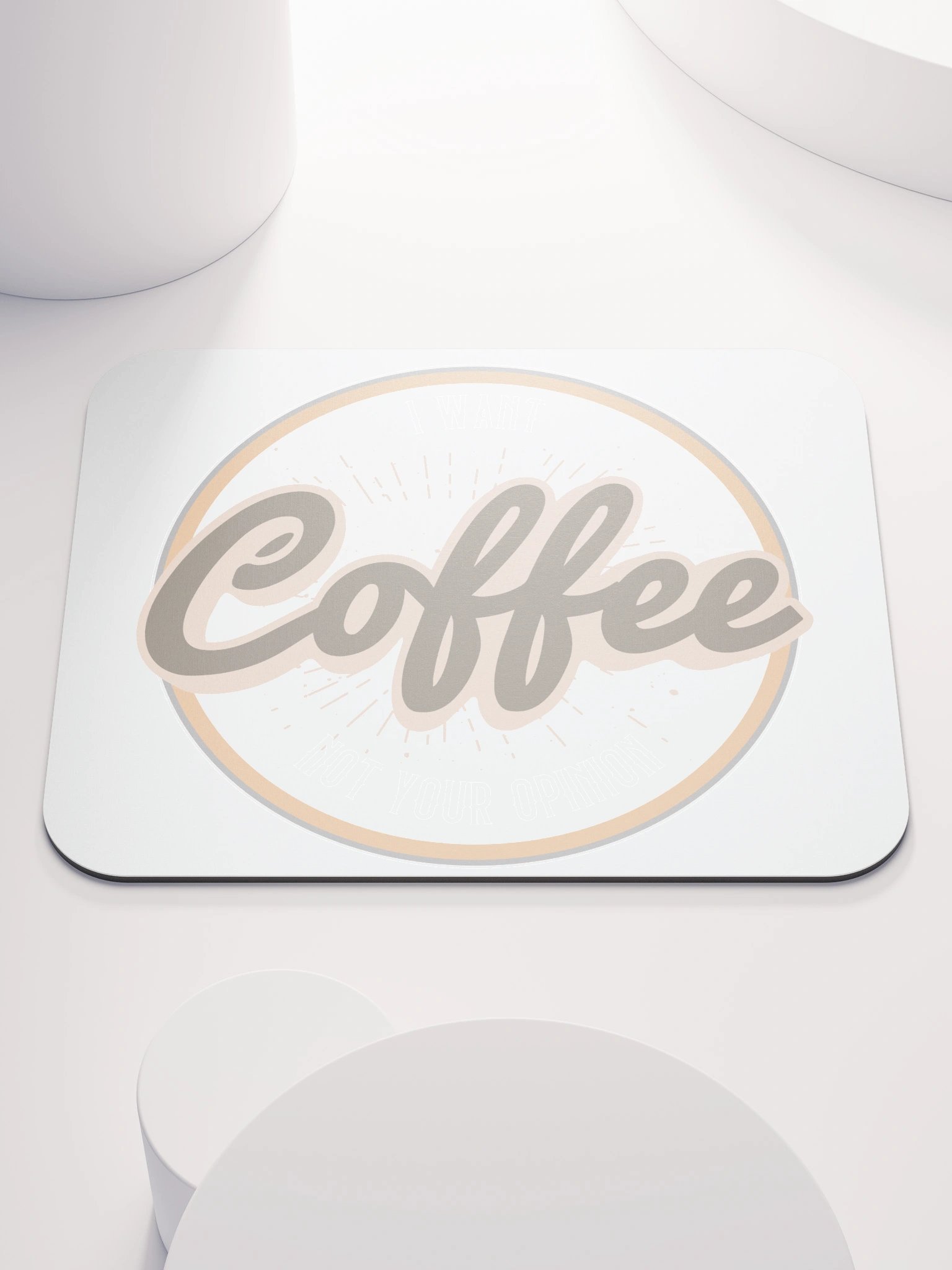 Coffee Circle Mouse Pad product image (1)
