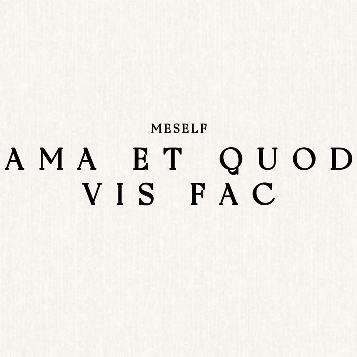 Ama Et Quod Vis Fac (Meself) product image (1)