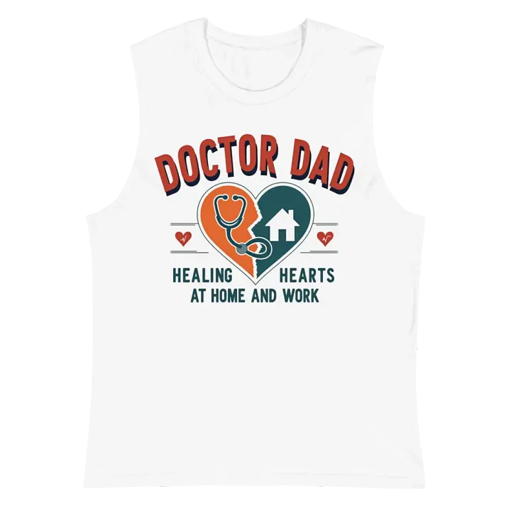Doctor Dad Healing Hearts Muscle Tank product image (2)