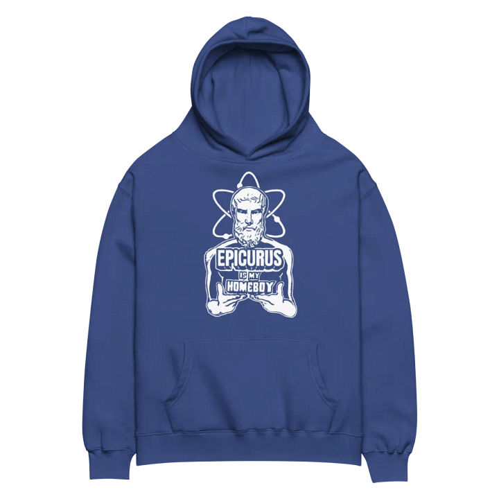 Epicurus Is My Homeboy (AS Colour Unisex Premium Oversized Hoodie) product image (4)