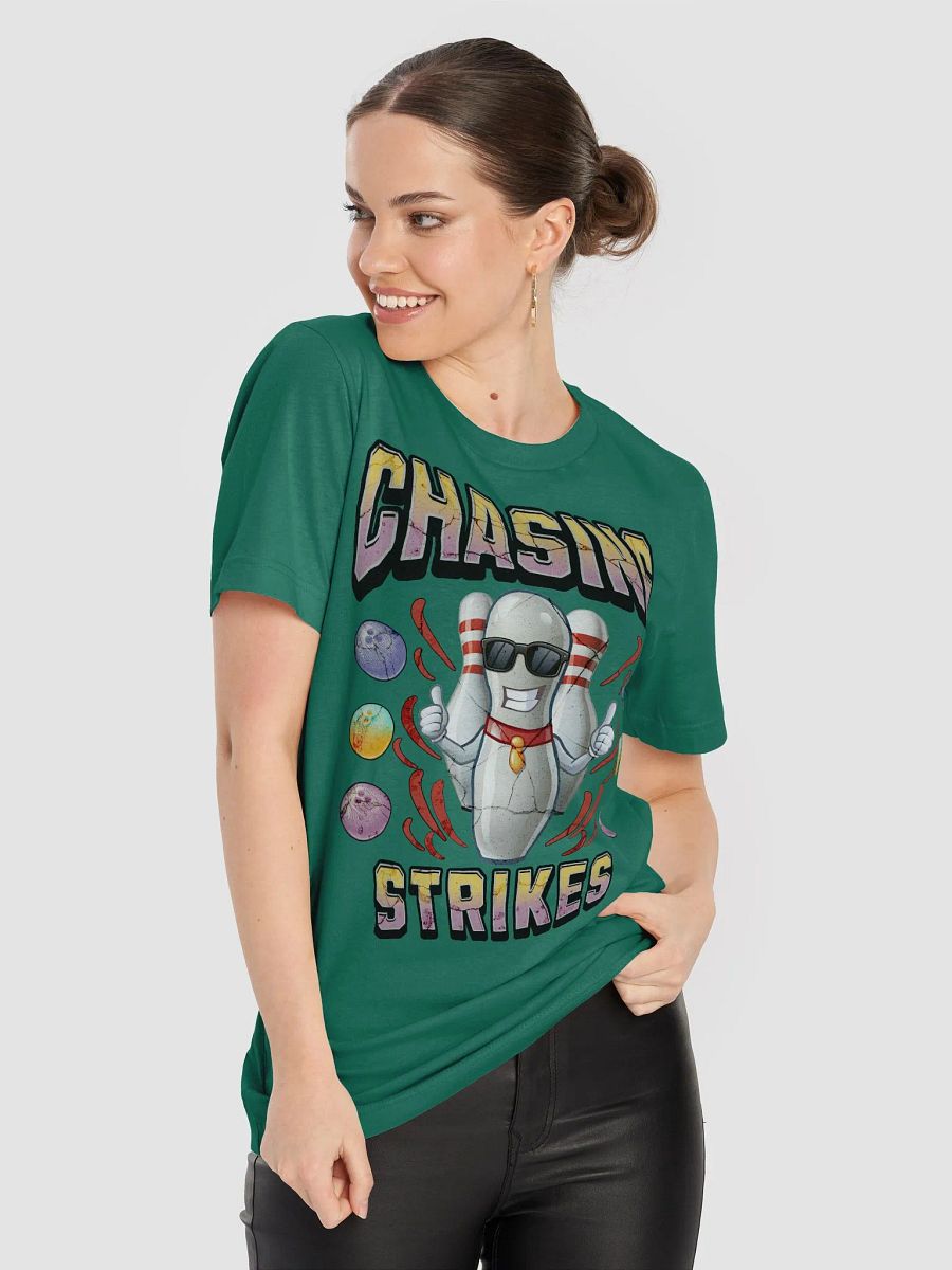 Chasing Strikes Bowling Pin T-Shirt product image (29)