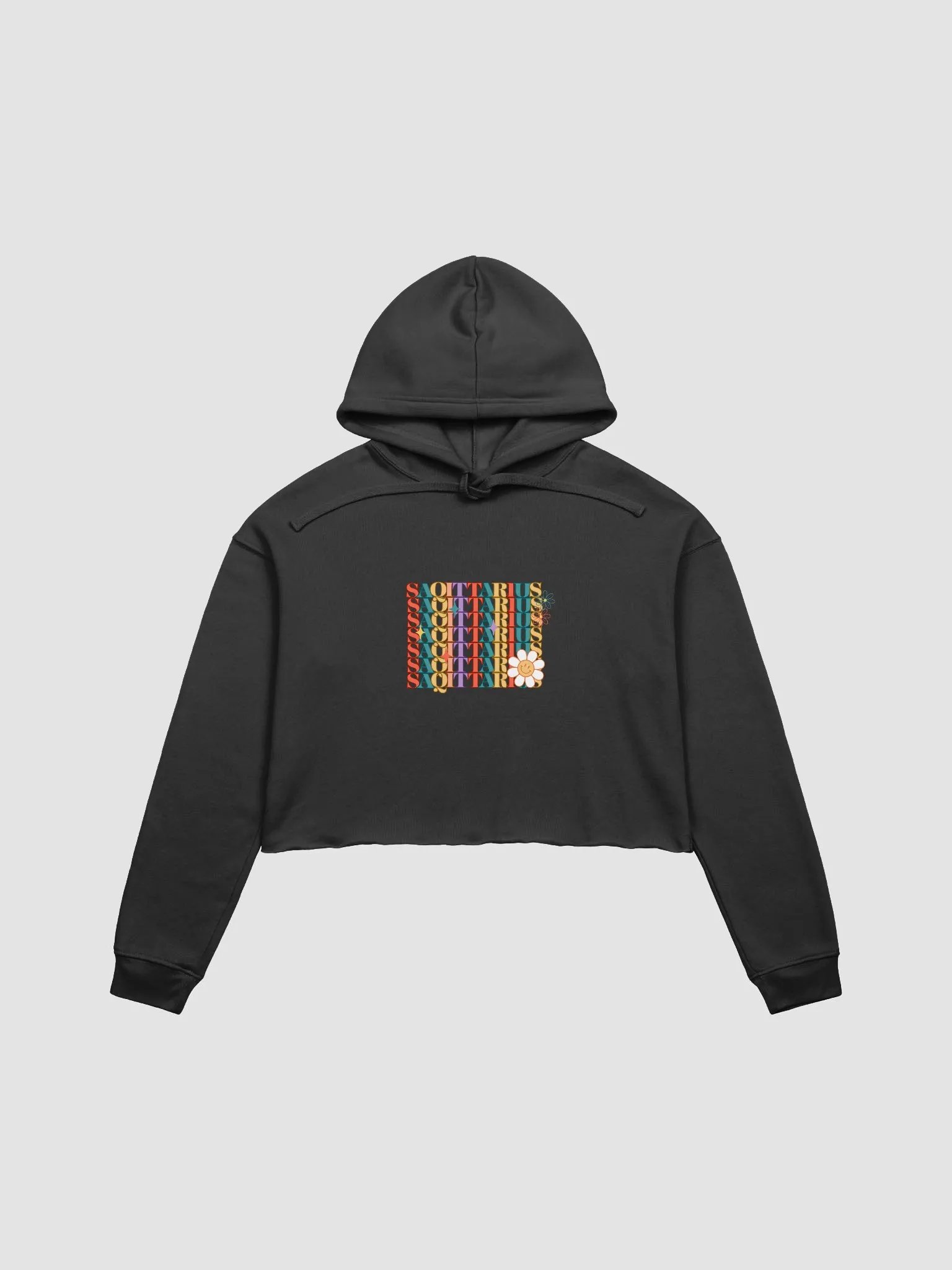 Sagittarius Groovy Cropped Hoodie product image (1)