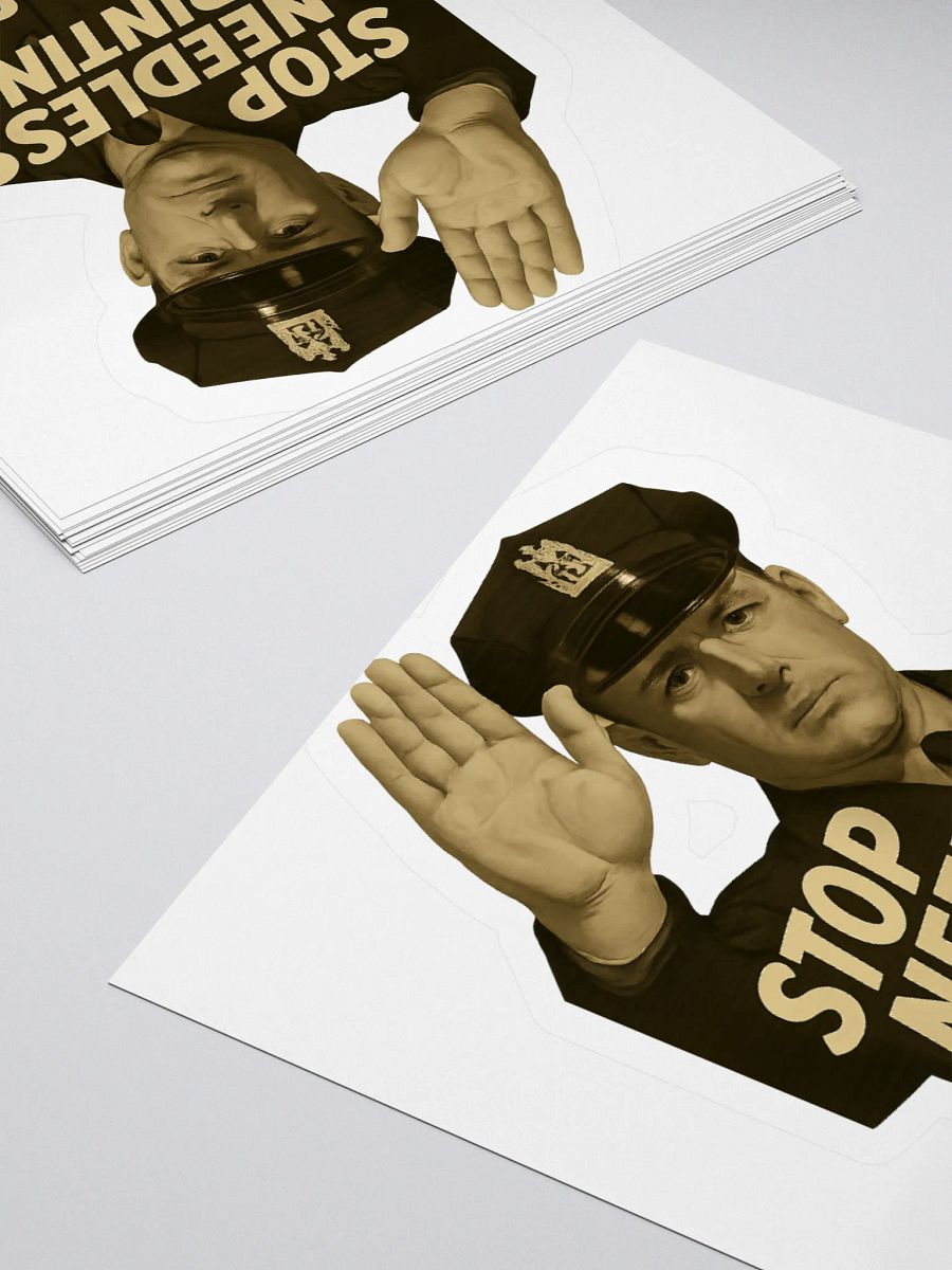 Stop Needless Printing Sticker product image (16)