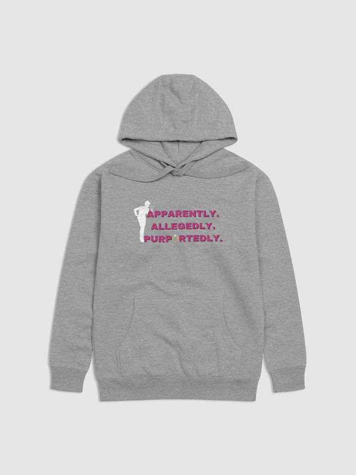 Apparently. Allegedly. Purportedly. - Angela - Hoodie - (White Silhouette) product image (1)