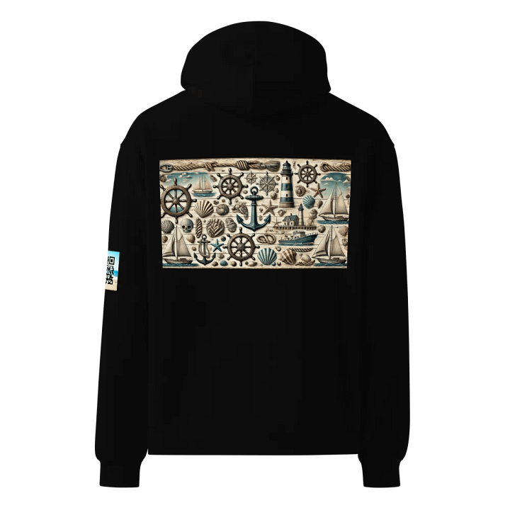 Nautical Collage Oversized Hoodie product image (1)