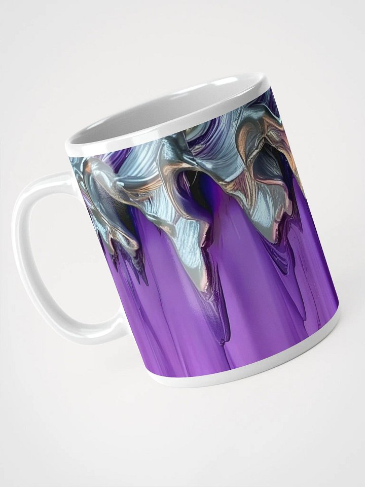 Purple & Metallic Painted Mug product image (1)