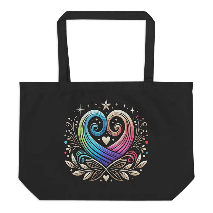 Swirling Heart Eco-Friendly Tote Bag product image (2)