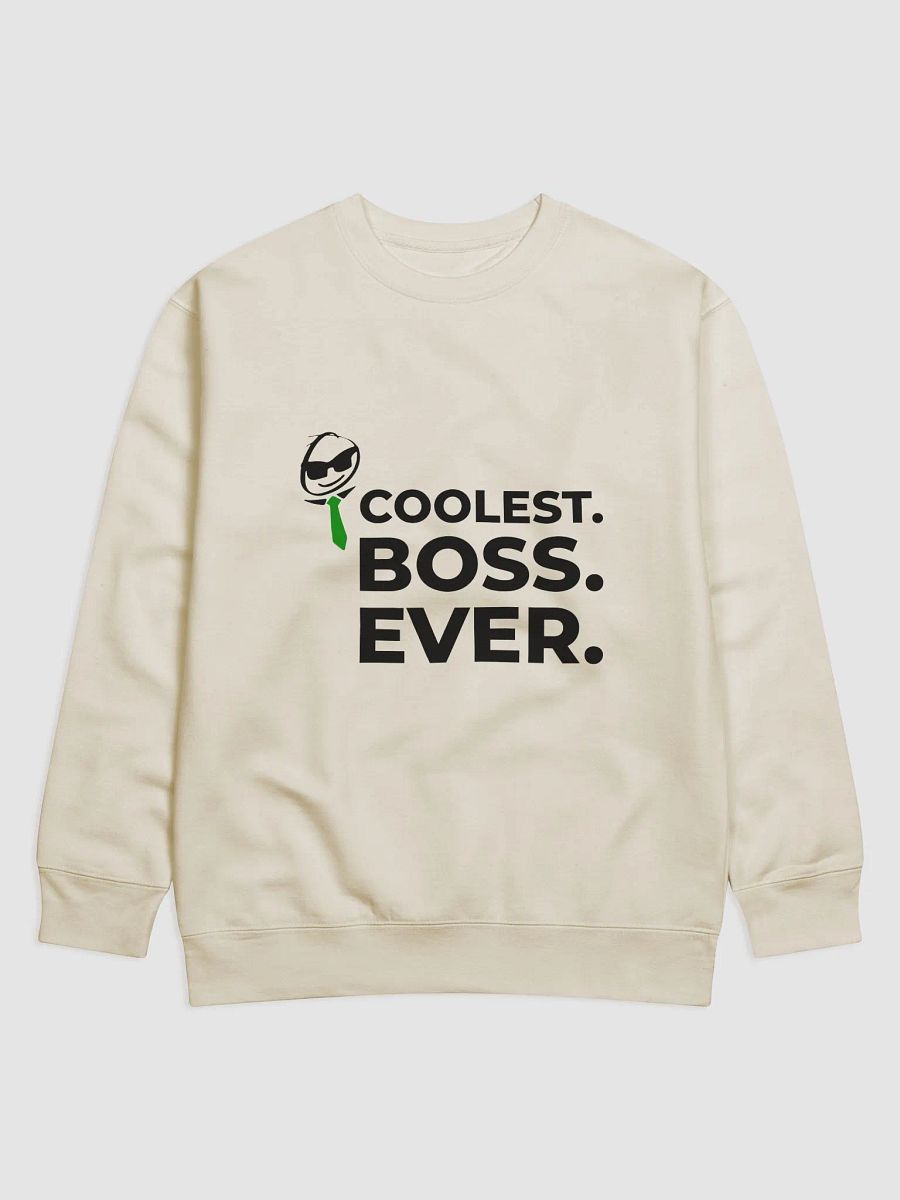 Coolest Boss Ever | Cotton Heritage Unisex Premium Sweatshirt | Ultimate Comfort & Boss-Level Style product image (3)